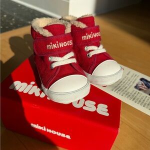Made in Japan Miki house toddler walking shoes
